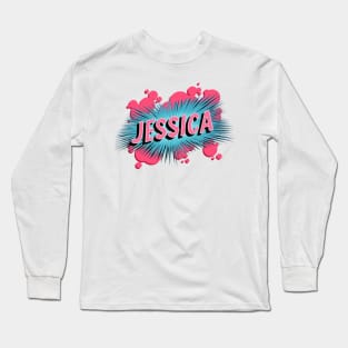 Jessica, Friendship, Classmate, Funny, Gift, Odd Long Sleeve T-Shirt